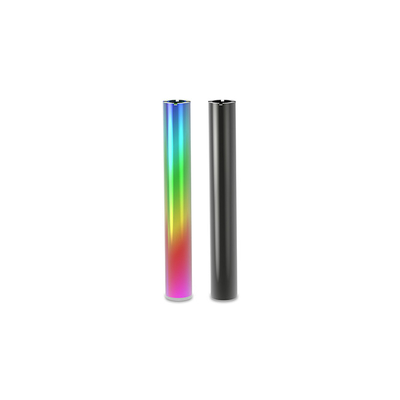 무지개 슬림 단추가 없는 예열은 배터리 350 mah 극소 USB 요금을 기화시킵니다