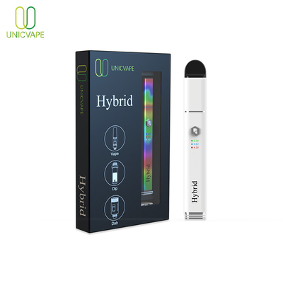650mAh는 CBD 기름 증발기 펜 4.8V 510 스레드 카트리지를 집중하고 장치를 가볍게 두드립니다