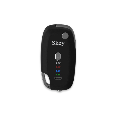 카나비스유를 위한 500 mah 재충전이 가능한 CBD 카트리지 배터리 금속판